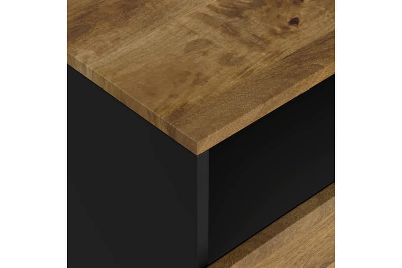 beBasic Sängbord 50x33x62 cm massivt mangoträ och konstruerat trä - Möbler - Sovrum - Sängbord