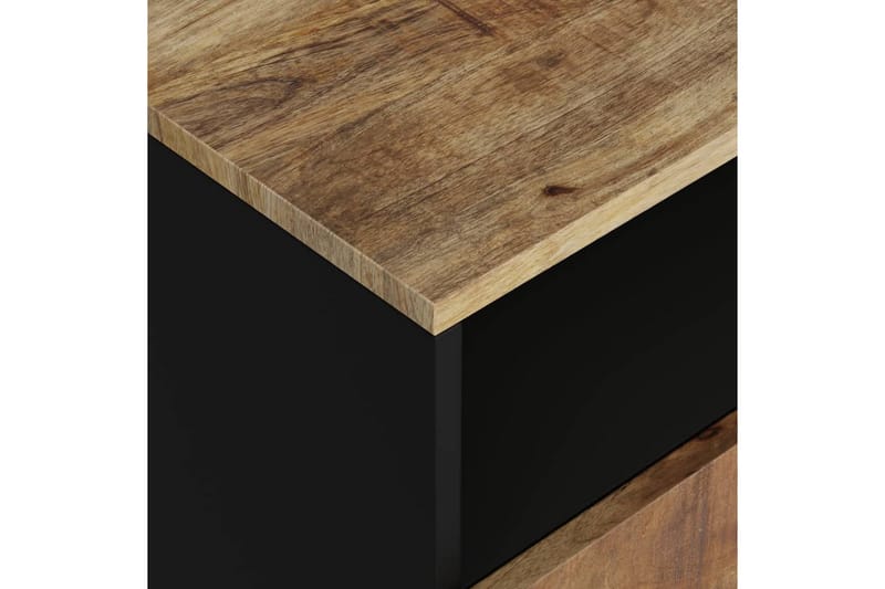 beBasic Sängbord 50x33x62 cm massivt mangoträ och konstruerat trä - Möbler - Sovrum - Sängbord