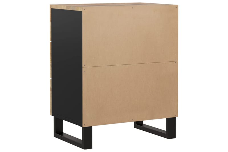 beBasic Sängbord 50x33x62 cm massivt mangoträ och konstruerat trä - Möbler - Sovrum - Sängbord