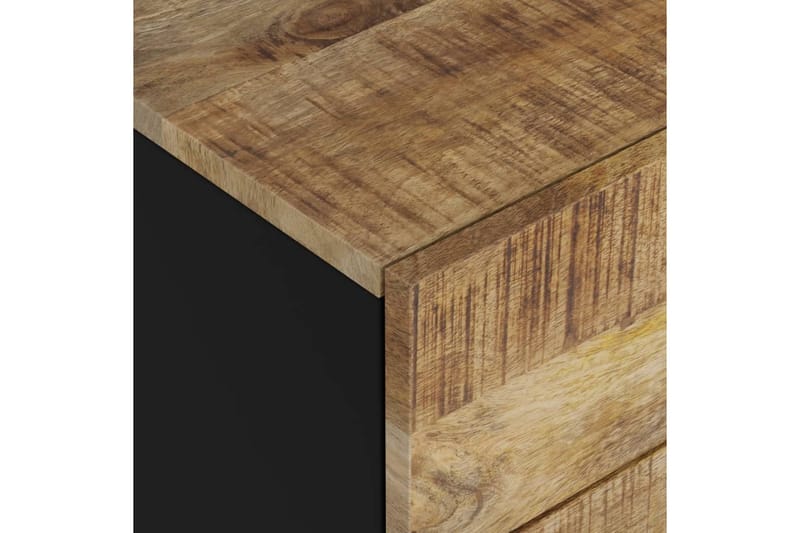 beBasic Sängbord 50x33x62 cm massivt mangoträ och konstruerat trä - Möbler - Sovrum - Sängbord