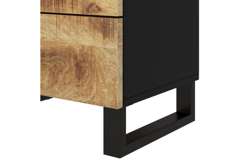 beBasic Sängbord 50x33x62 cm massivt mangoträ och konstruerat trä - Möbler - Sovrum - Sängbord