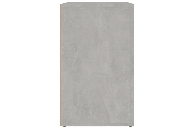 beBasic Sängbord betonggrå 50x36x60 cm konstruerat trä - Möbler - Sovrum - Sängbord