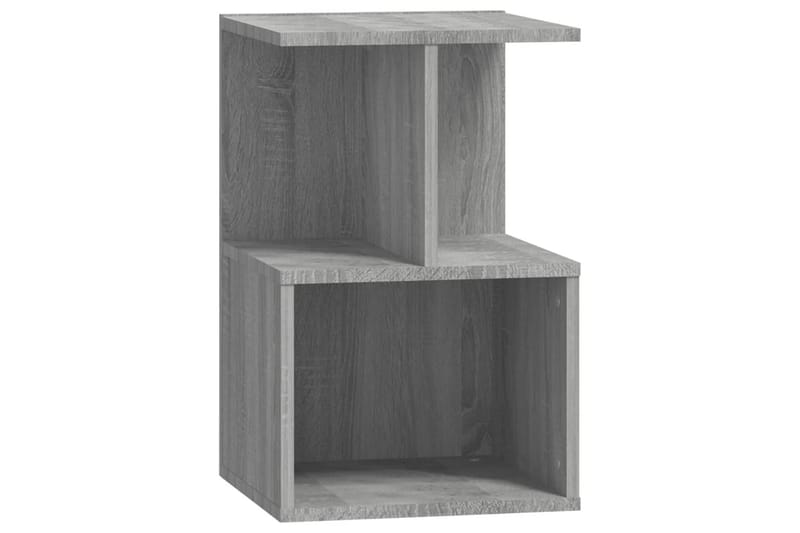 beBasic Sängbord grå sonoma 35x35x55 cm konstruerat trä - Möbler - Sovrum - Sängbord