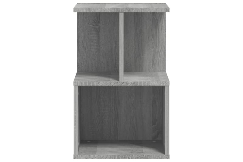 beBasic Sängbord grå sonoma 35x35x55 cm konstruerat trä - Möbler - Sovrum - Sängbord