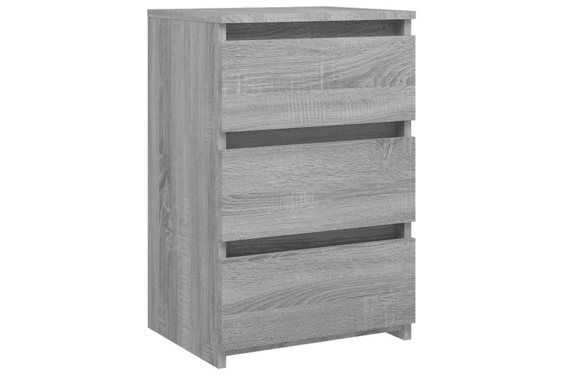 beBasic Sängbord grå sonoma 40x35x62,5 cm konstruerat trä - Sängbord - Bord