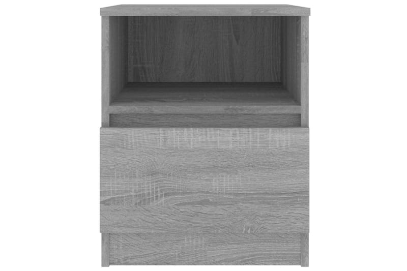 beBasic Sängbord grå sonoma 40x40x50 cm konstruerat trä - Möbler - Sovrum - Sängbord