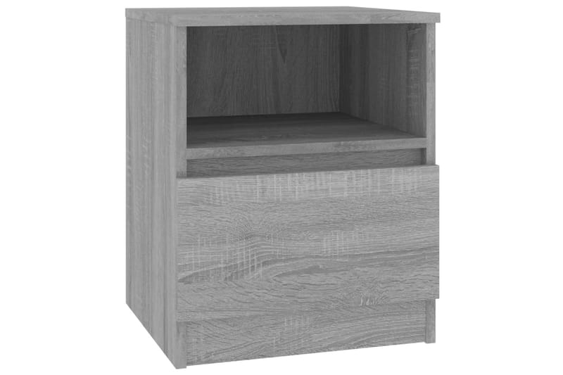 beBasic Sängbord grå sonoma 40x40x50 cm konstruerat trä - Möbler - Sovrum - Sängbord