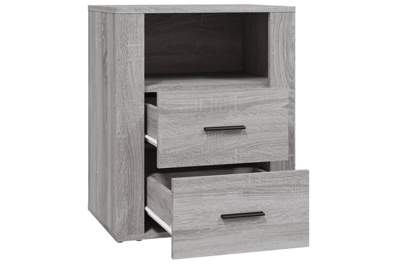 beBasic Sängbord Grå Sonoma 50x36x60 cm konstruerat trä - Möbler - Sovrum - Sängbord