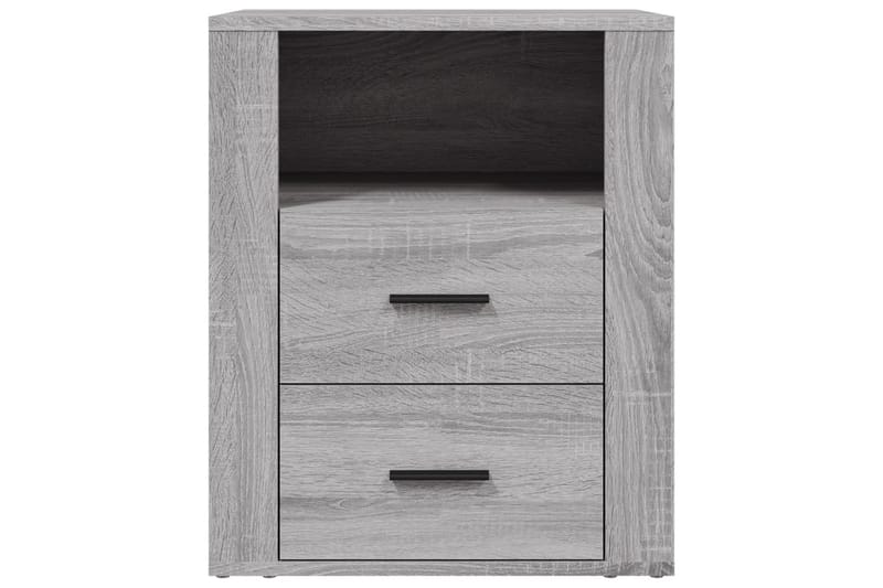 beBasic Sängbord Grå Sonoma 50x36x60 cm konstruerat trä - Möbler - Sovrum - Sängbord