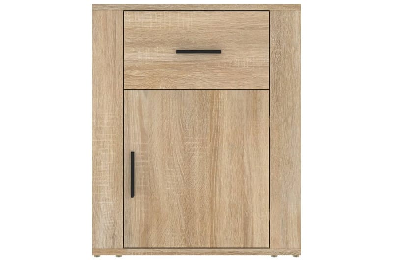 beBasic Sängbord sonoma-ek 50x36x60 cm konstruerat trä - Möbler - Sovrum - Sängbord
