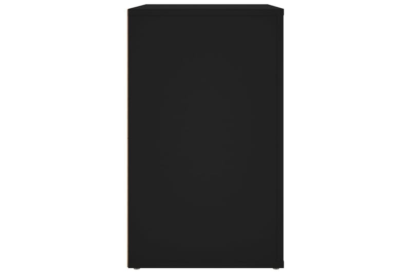 beBasic Sängbord svart 50x36x60 cm konstruerat trä - Möbler - Sovrum - Sängbord