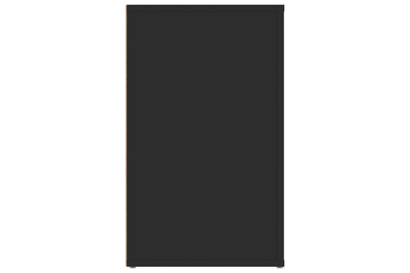 beBasic Sängbord svart 50x36x60 cm konstruerat trä - Möbler - Sovrum - Sängbord