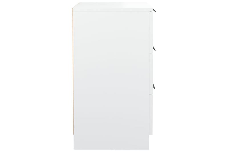 beBasic Sängbord vit 40x36x65 cm - Möbler - Sovrum - Sängbord
