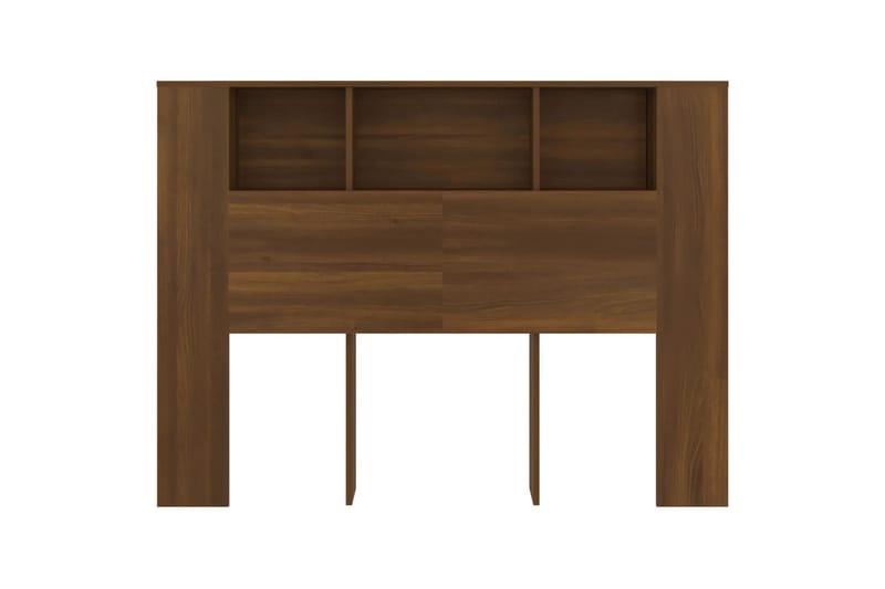 beBasic Sänggavel med förvaring brun ek 140x18,5x104,5 cm - Möbler - Sovrum - Sänggavlar