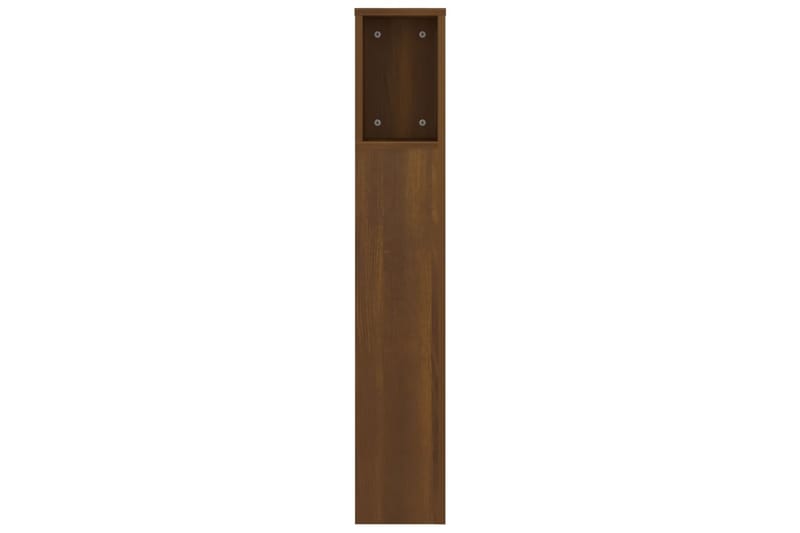 beBasic Sänggavel med förvaring brun ek 140x18,5x104,5 cm - Möbler - Sovrum - Sänggavlar