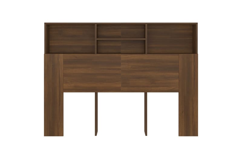 beBasic Sänggavel med förvaring brun ek 140x19x103,5 cm - Möbler - Sovrum - Sänggavlar