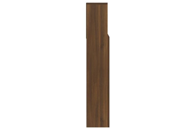 beBasic Sänggavel med förvaring brun ek 140x19x103,5 cm - Möbler - Sovrum - Sänggavlar