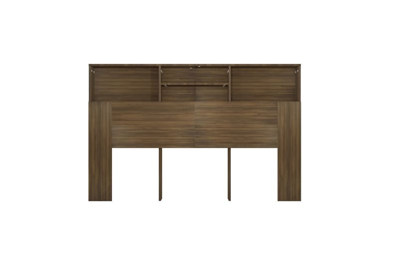 beBasic Sänggavel med förvaring brun ek 160x19x103,5 cm - Möbler - Sovrum - Sänggavlar