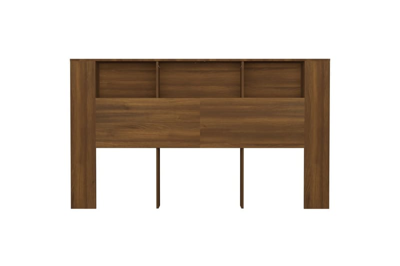 beBasic Sänggavel med förvaring brun ek 180x18,5x104,5 cm - Möbler - Sovrum - Sänggavlar