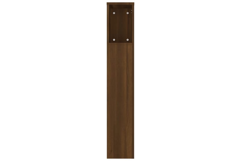 beBasic Sänggavel med förvaring brun ek 180x18,5x104,5 cm - Möbler - Sovrum - Sänggavlar