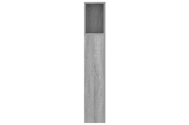 beBasic Sänggavel med förvaring grå sonoma 140x18,5x104,5 cm - Möbler - Sovrum - Sänggavlar