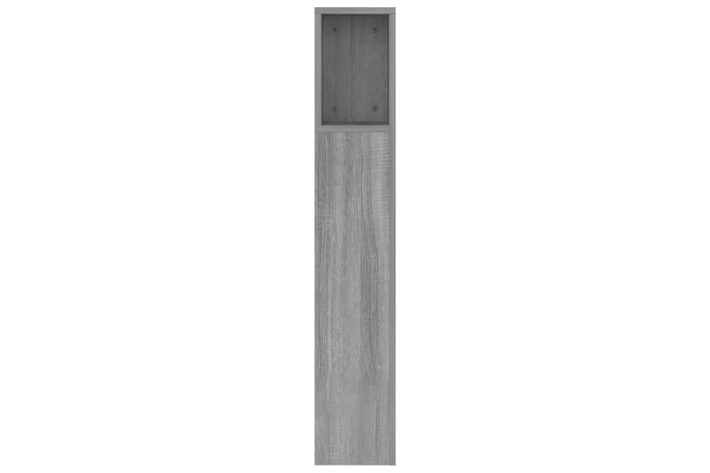 beBasic Sänggavel med förvaring grå sonoma 160x18,5x104,5 cm - Möbler - Sovrum - Sänggavlar