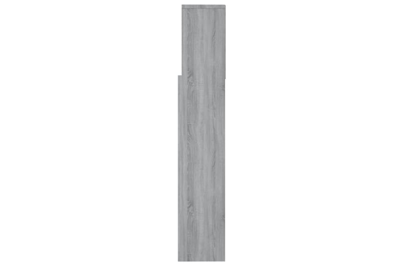 beBasic Sänggavel med förvaring grå sonoma 160x19x103,5 cm - Möbler - Sovrum - Sänggavlar