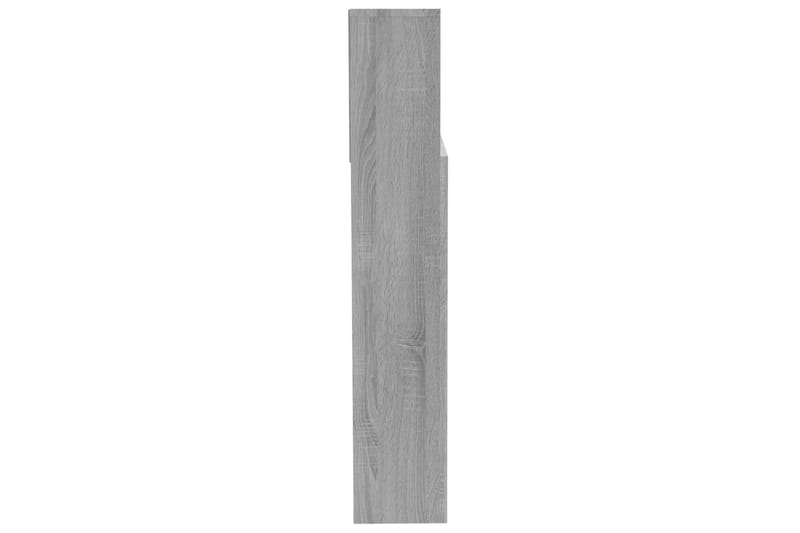 beBasic Sänggavel med förvaring grå sonoma 200x19x103,5 cm - Möbler - Sovrum - Sänggavlar
