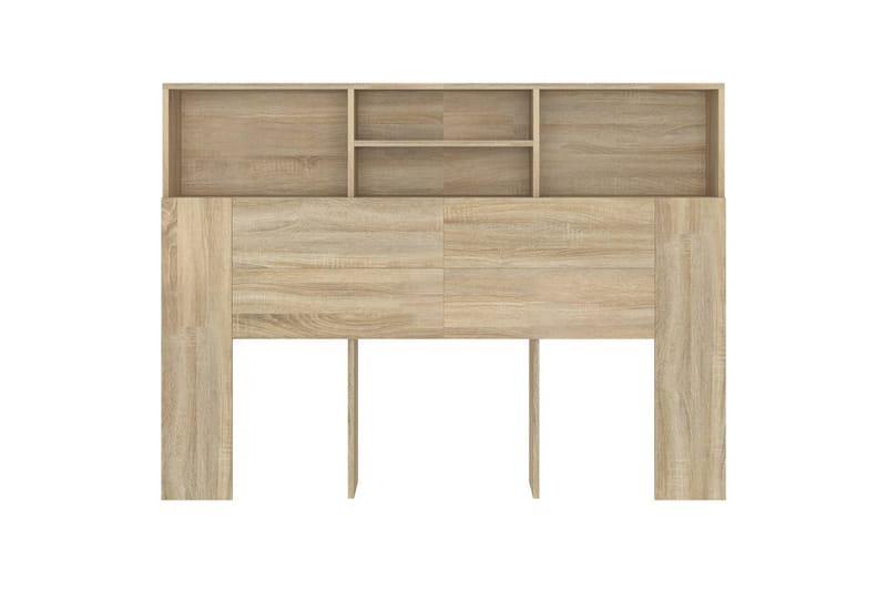 beBasic Sänggavel med förvaring sonoma-ek 140x19x103,5 cm - Möbler - Sovrum - Sänggavlar