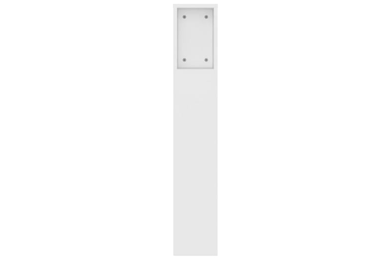 beBasic Sänggavel med förvaring vit 140x18,5x104,5 cm - Möbler - Sovrum - Sänggavlar