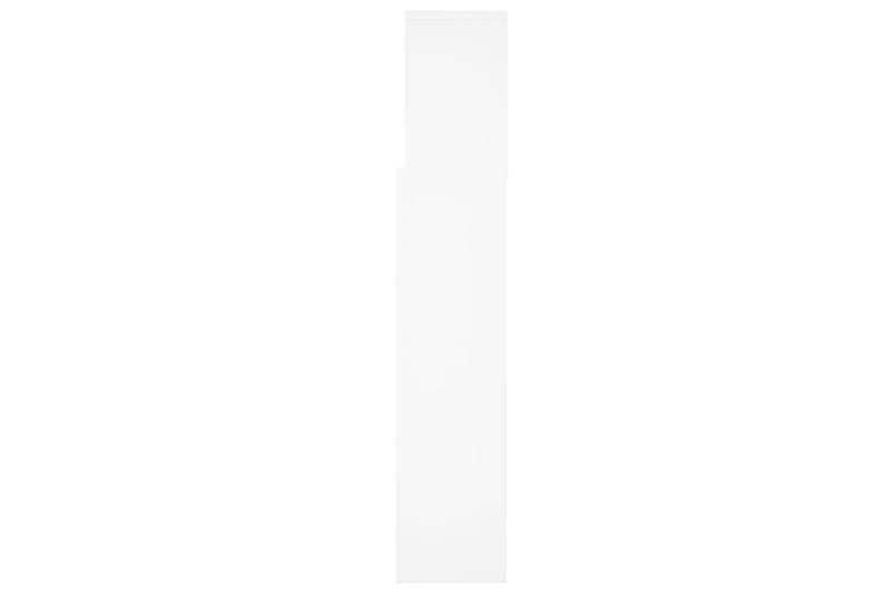 beBasic Sänggavel med förvaring vit 160x19x103,5 cm - Möbler - Sovrum - Sänggavlar
