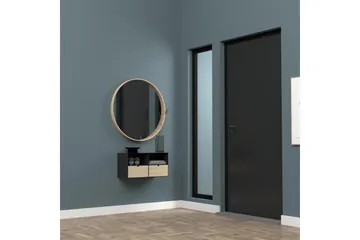 Belleuve Sängbord 25 cm - Svart - Möbler - Sovrum - Sängbord