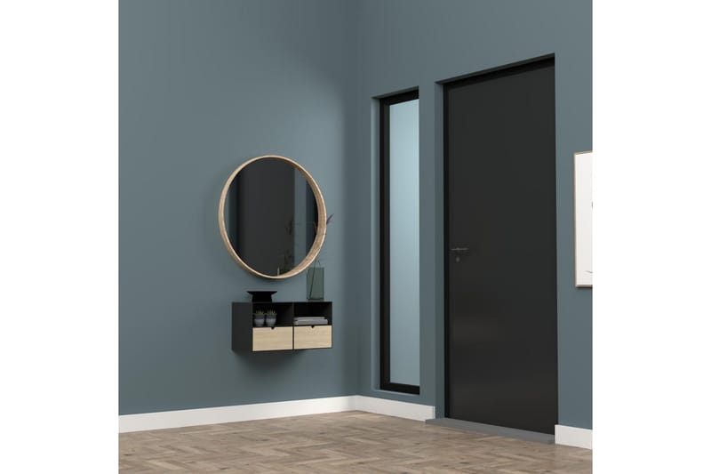 Belleuve Sängbord 25 cm - Svart - Möbler - Sovrum - Sängbord