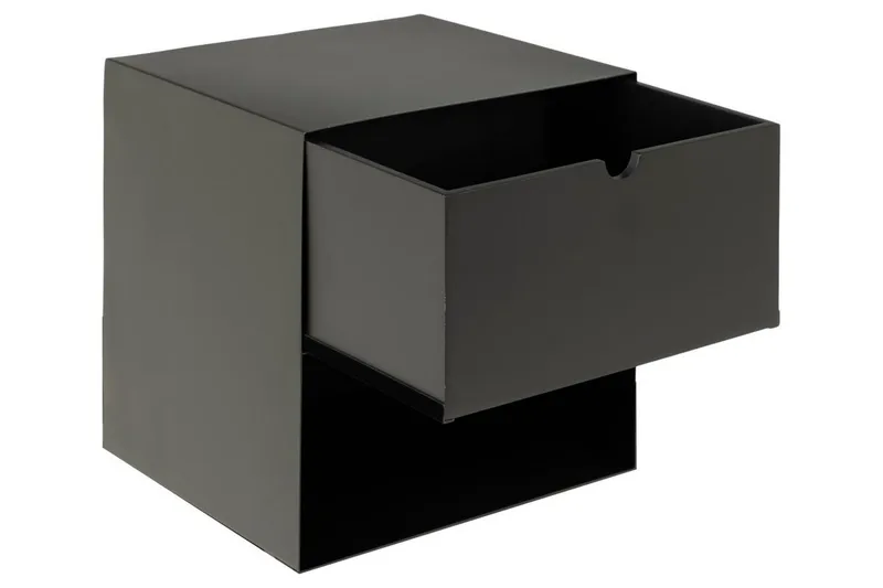 Belleuve Sängbord 25 cm - Svart - Möbler - Sovrum - Sängbord