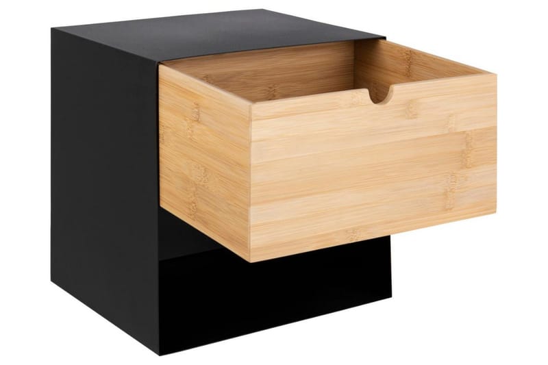 Belleuve Sängbord 25 cm - Svart - Möbler - Sovrum - Sängbord