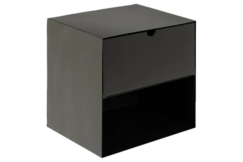 Belleuve Sängbord 25 cm - Svart - Möbler - Sovrum - Sängbord