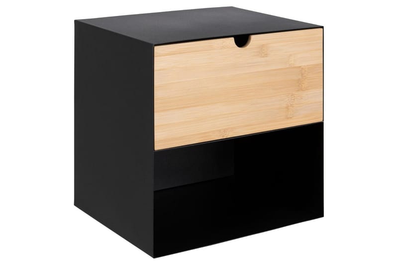 Belleuve Sängbord 25 cm - Svart - Möbler - Sovrum - Sängbord