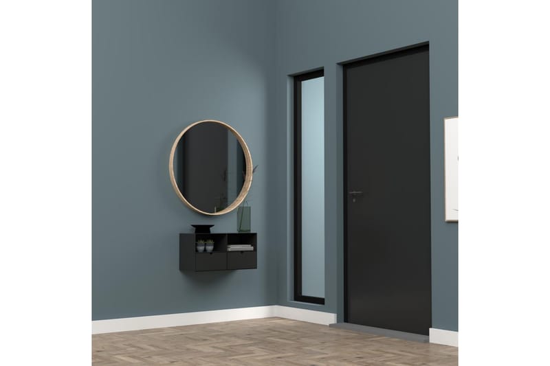 Belleuve Sängbord 25 cm - Svart - Möbler - Sovrum - Sängbord