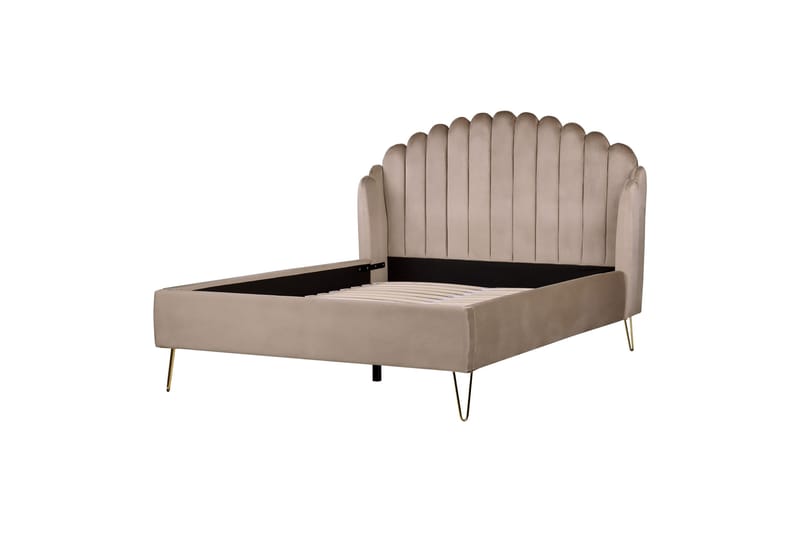 Benicio Sängram 140x200 cm, Taupe/Guld