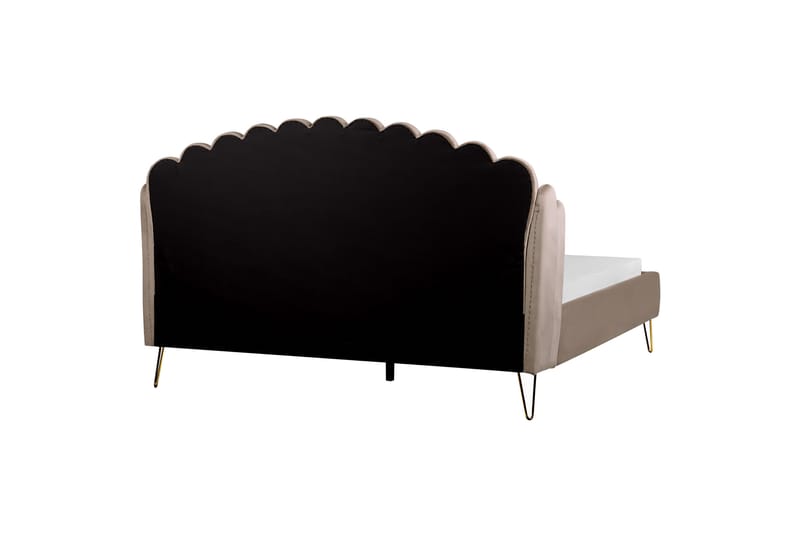 Benicio Sängram 180x200 cm - Taupe/Guld - Möbler - Sovrum - Sängram & sängstomme