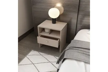 Berriaren Sängbord 45 cm - Beige - Möbler - Sovrum - Sängbord