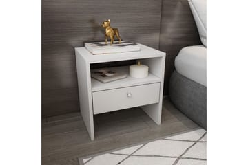 Berriaren Sängbord 45 cm - Vit - Möbler - Sovrum - Sängbord