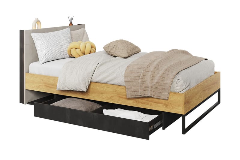 Besta Möbelset För Sovrum - Brun/Beige/Svart - Möbler - Sovrum - Möbelset för sovrum