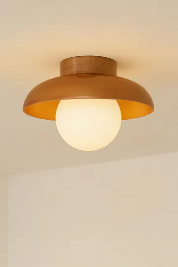 Beylin Vägglampa 24 cm Rund - Ek Vit - Belysning - Inomhusbelysning & lampor - Vägglampor & väggbelysning