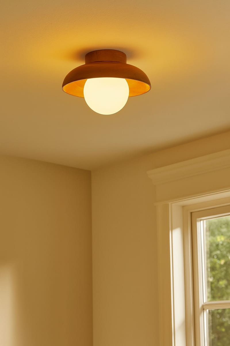 Beylin Vägglampa 24 cm Rund - Ek Vit - Belysning - Inomhusbelysning & lampor - Vägglampor & väggbelysning