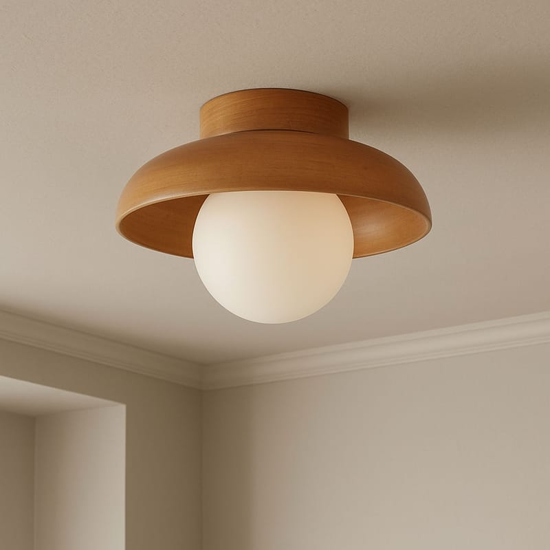 Beylin Vägglampa 24 cm Rund - Ek Vit - Belysning - Inomhusbelysning & lampor - Vägglampor & väggbelysning
