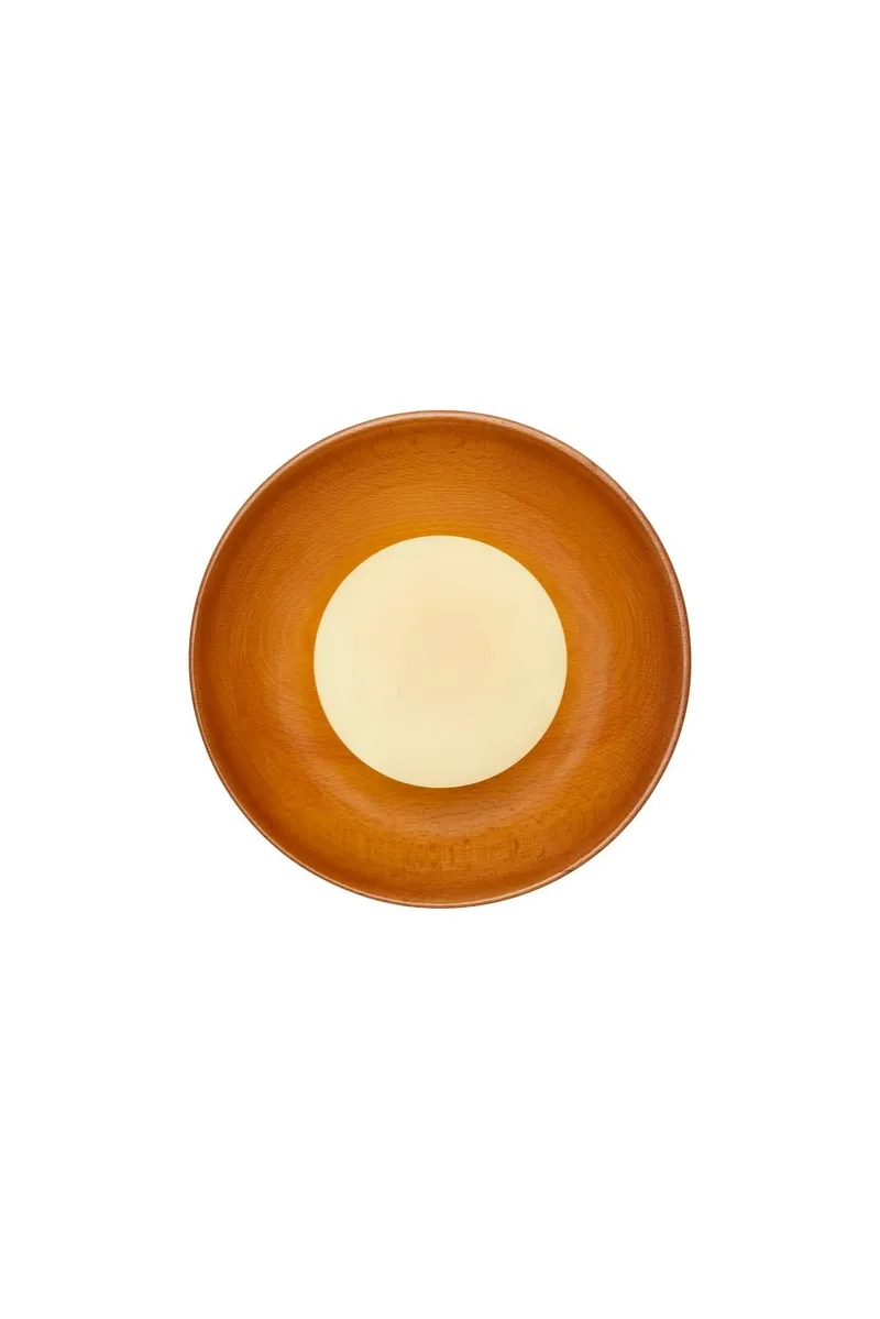 Beylin Vägglampa 24 cm Rund, Ek Vit