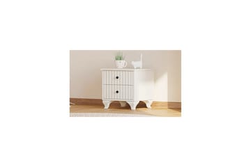 Beynor Sängbord 45 cm - Matt Vit - Möbler - Sovrum - Sängbord