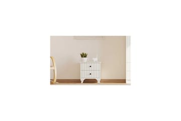 Beynor Sängbord 45 cm - Matt Vit - Möbler - Sovrum - Sängbord