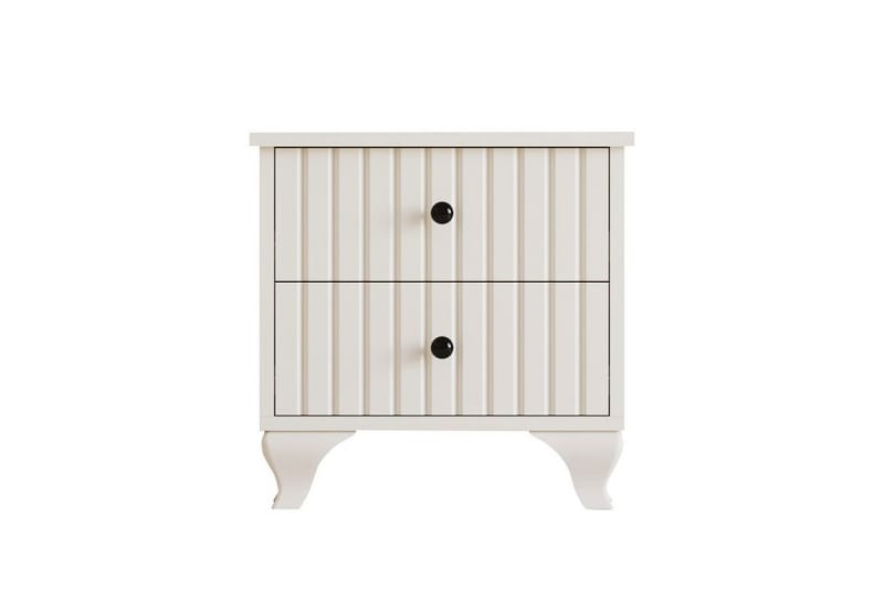 Beynor Sängbord 45 cm - Matt Vit - Möbler - Sovrum - Sängbord